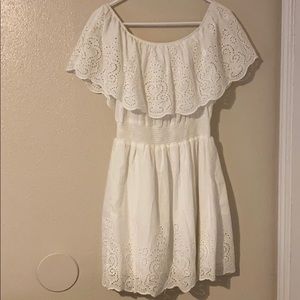White Design Dress